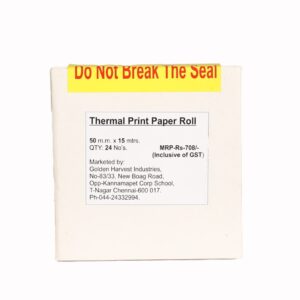 Thermal Printer Paper Roll (50mm x 15mtrs)